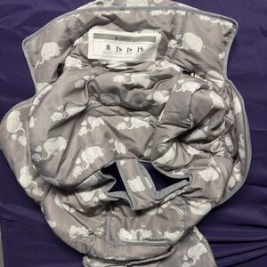 Baby Shopping Cart‎ Cover Elephant Print Padded Chair Cover Infant Seat Liner